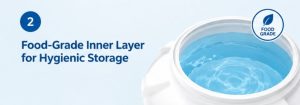 Food-Grade Inner Layer for Hygienic Storage